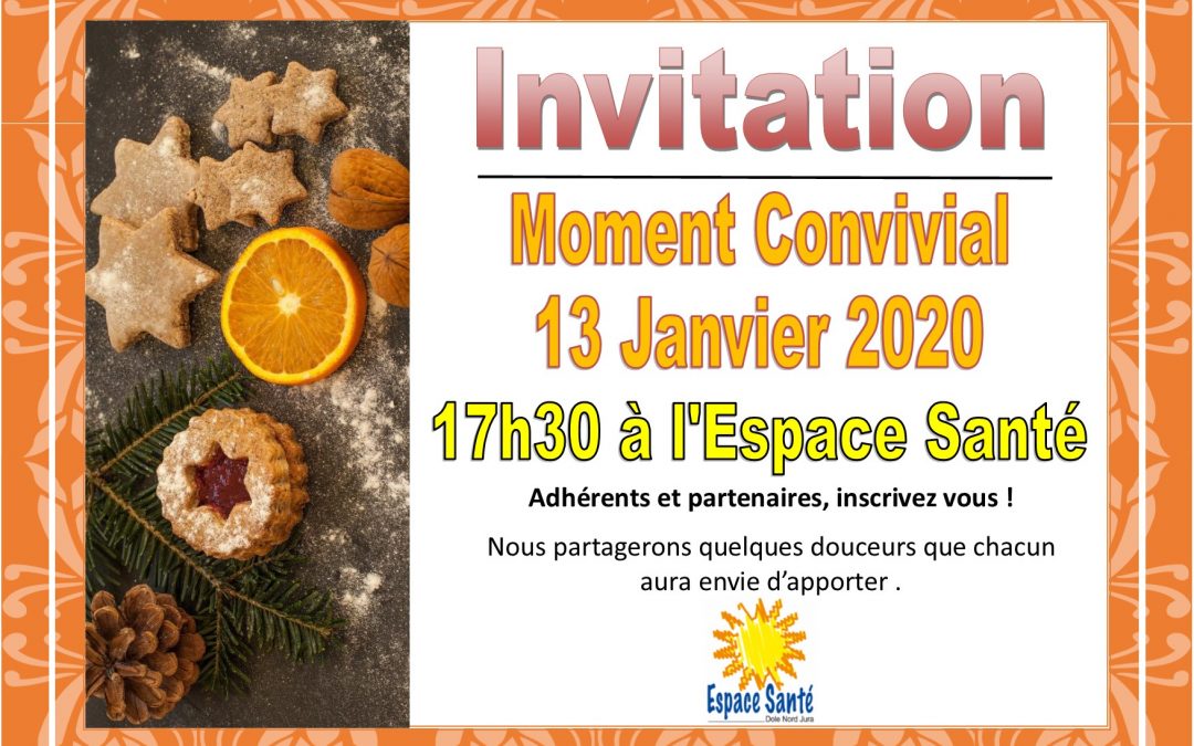 Invitation à un moment convivial!