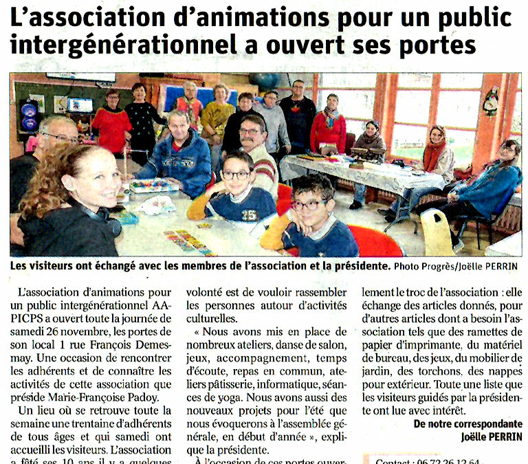 Association d’animation pour un public intergénérationnel